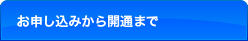 お申し込みから開通まで